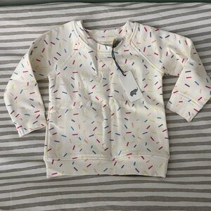 Monica + Andy Organic Sprinkle Sweatshirt- 6-9M